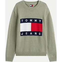 Regular-Fit Pullover mit Logo Grün XL