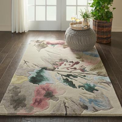 Nourison Hand-tufted Prismatic Modern Abstract Floral Area Rug