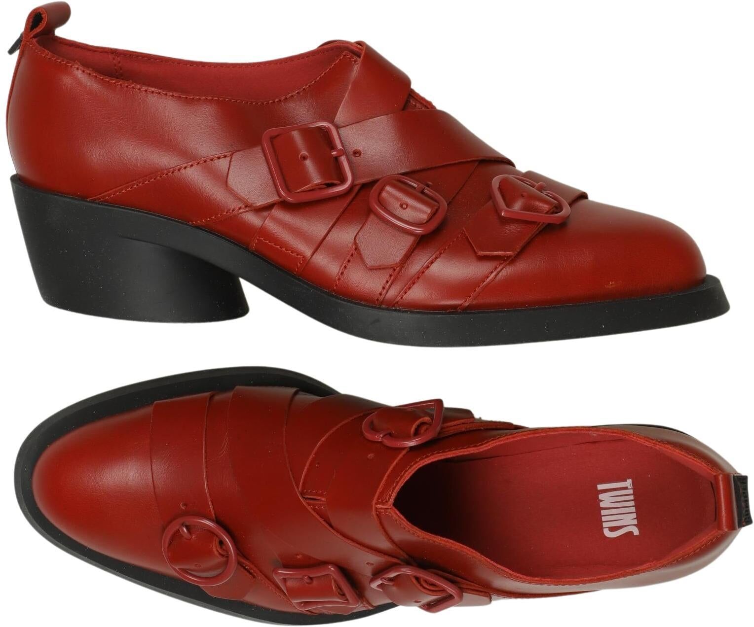 Camper Damen Halbschuh, Rot, Gr. EU 44, Leder - Second Hand