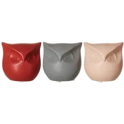 Ritzenhoff & Breker Tiere Dekofigur Eulenkopf 7,5 cm 3er Set gemischt