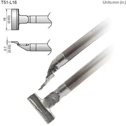 Hakko T51-L16 Aktiv-Lötspitze Format SOP 16L (Lötspitze), Lötgerät Zubehör