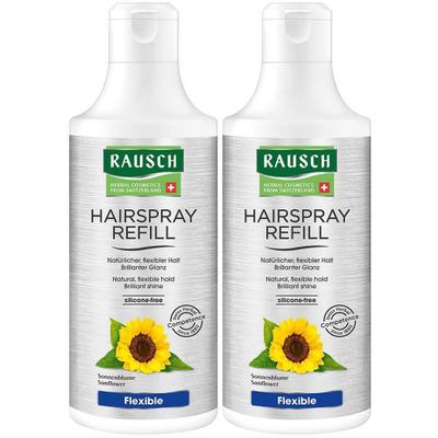 Rausch Hairspray flexible Refill Non-Aerosol 2x 2x400 ml Spray