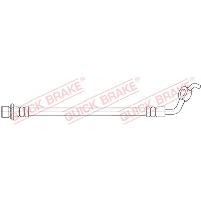 QUICK BRAKE Bremsschlauch 58008 für TOYOTA