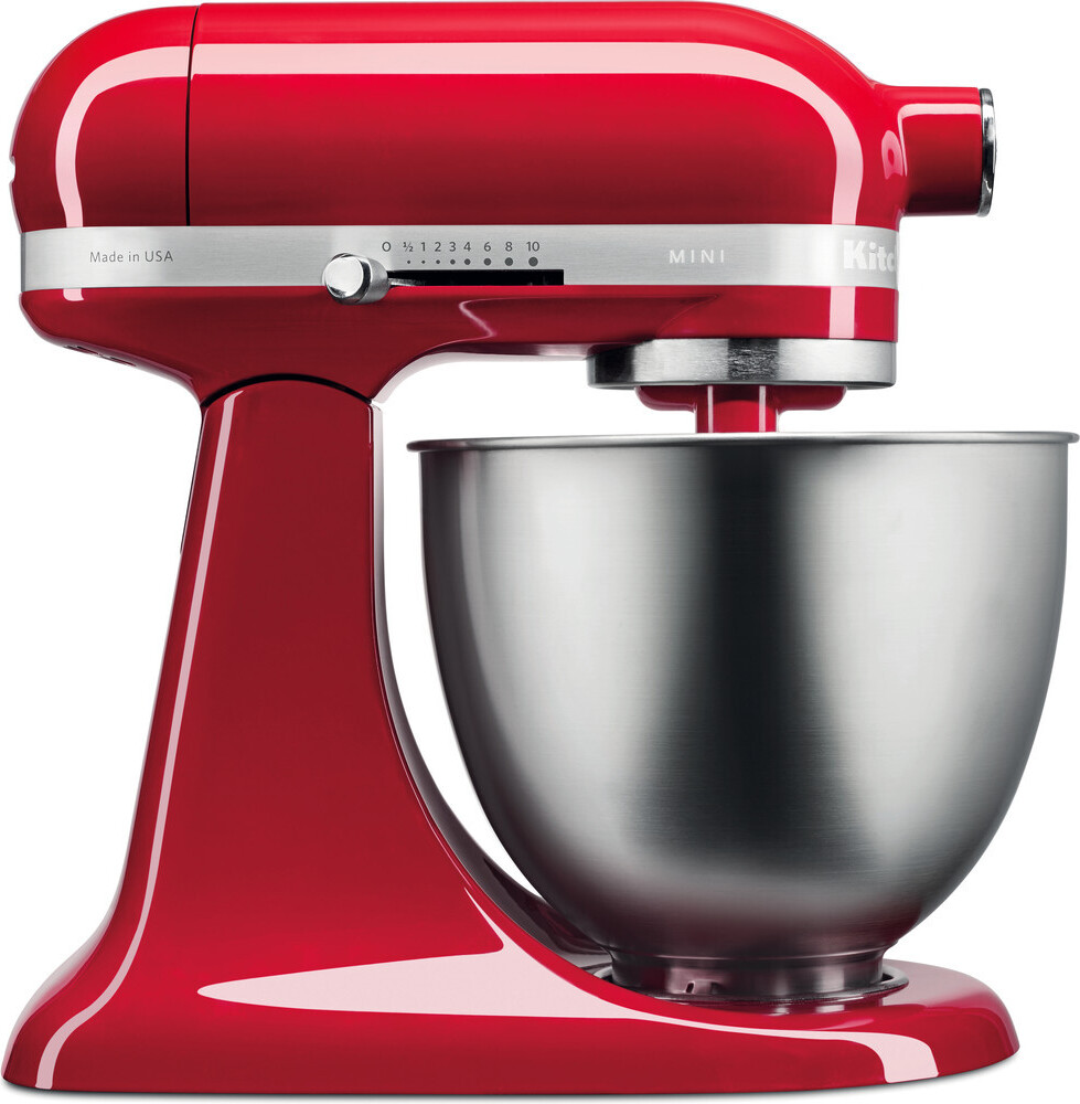 KitchenAid 5KSM3311X, Standmixer, Rot, Kneten, Mixen, Rührer, 1,2 m, 3,3 l, EMPIRE RED