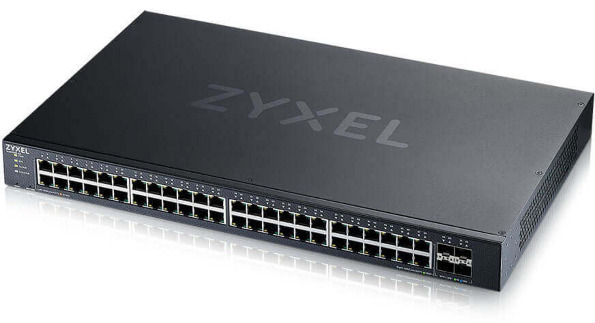 Zyxel XGS1935-52, Managed, L2+/L3, Gigabit Ethernet (10/100/1000), Rack-Einbau