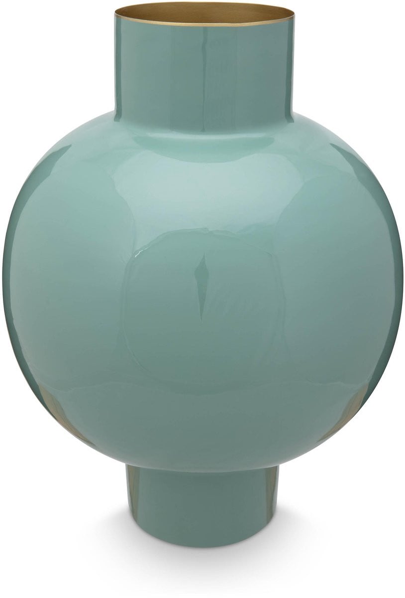 Pip Studio Vaas Groen IJzer Hoogte: 42 cm, Breedte: 31,5 cm