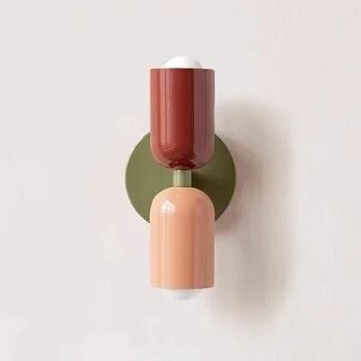 Uplift Picks Nordic Macaron LED Wall Lamp Modern Bedroom Bedside Light 13