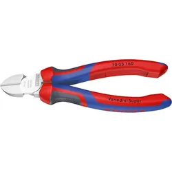 KNIPEX Seitenschneider 125mm verchromt Mehrkomponenten-Hülle 70 05 125