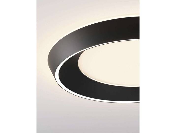 Tidal 45 Plafonnier 3000K Mat Noir - Lodes - Salon / séjour - Aluminium - Anneau