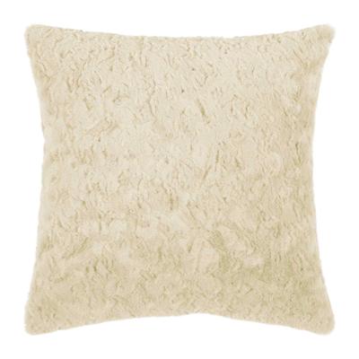 Dekokissen PAD "Flair", beige (natural, unifarben), B:45cm L:45cm, Polyester, Dekokissen_Sitzkissen_Kissenhüllen, Kunstfell