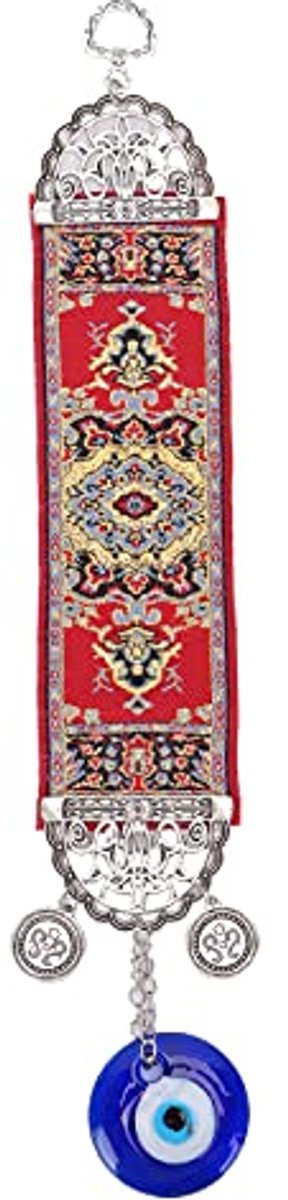Blauwe Hamsa hand amulet wanddecoratie voor geluk en bescherming
