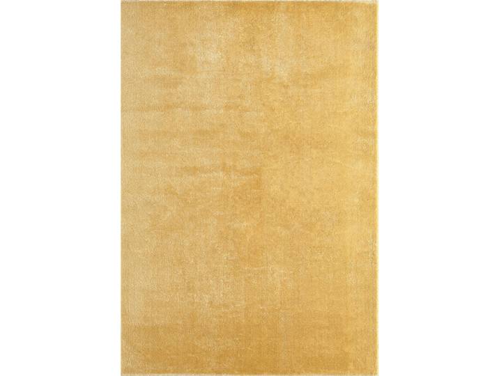 Fellteppich Loft, Goldfarben, Uni, rechteckig, 140x200 cm, Bsci, für Fußbodenheizung geeignet, Teppiche und Böden, Teppiche, Fellteppiche