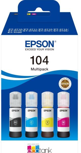 Epson T104 Blækpatroner, Multi