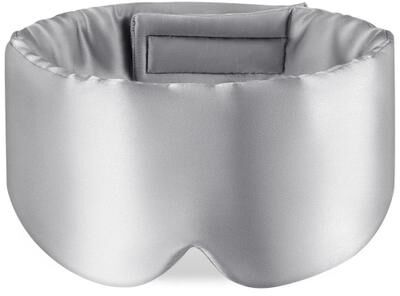 Uplifted Finds Silk Sleep Mask With Adjustable Fit 100 Percent Mulberry Silk Eye Cover For Wrinkle Prevention And Better Sleep light Gray