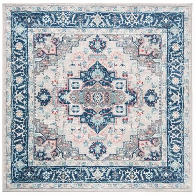 SAFAVIEH Brentwood Traditional Light Grey / Blue Rug