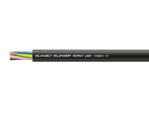 HELU Gummischlauchleitung 5G 6mm² Schwarz 30800-100 100m