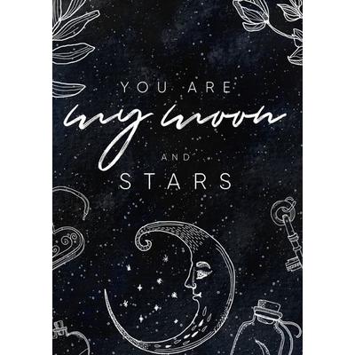 Moon Collection / Notizbuch, Bullet Journal, Journal, Planer, Tagebuch 'My Moon & Stars'; Taschenbuch von Christin Scharte, Epubli, 978-3-7531-5881-5