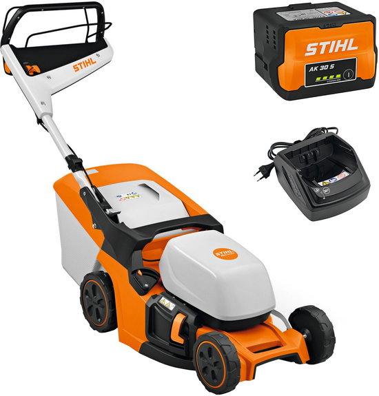STIHL RMA 443 V - Tagliaerba semovente con batteria AK 30 S - 36V 5Ah - Taglio 41 cm