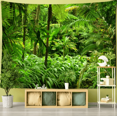 Inspire Picks Towering Forest Tapestry Bohemian Psychedelic Tree Wall Hanging 13 95x70cm
