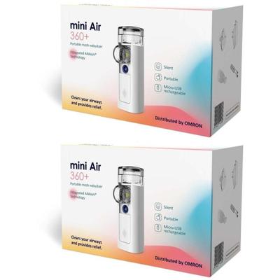 Omron mini Air 360+ Mesh Vernebler tragbar 2x 2x1 St