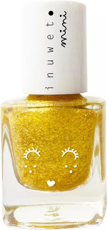 inuwet - Vegan, Parfümierter Und Natürlicher Wasserlack Für Kinder - Papaya Parfüm, 5 ml, Gold