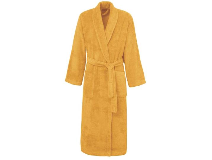 Peignoir éponge homme femme col châle 400 g/m² caramel l
