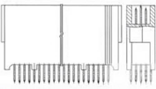 TE Connectivity Mezzanine-Steckverbinder 5536272-6 Tube