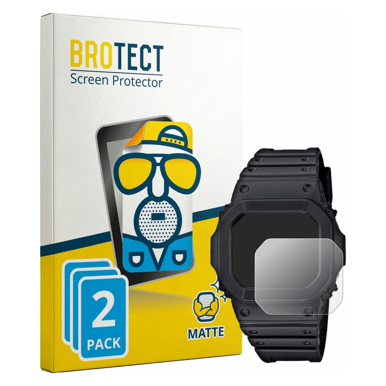 Brotect Entspiegelungsfolie für Casio G-Shock GW-M5610U-1CJF Displayschutz Displayschutzfolie Folie Matt (1963816)
