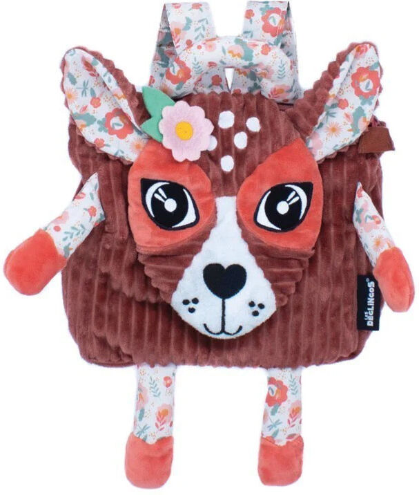 Mélimélos : Sac à dos velours Biche - Les Déglingos
