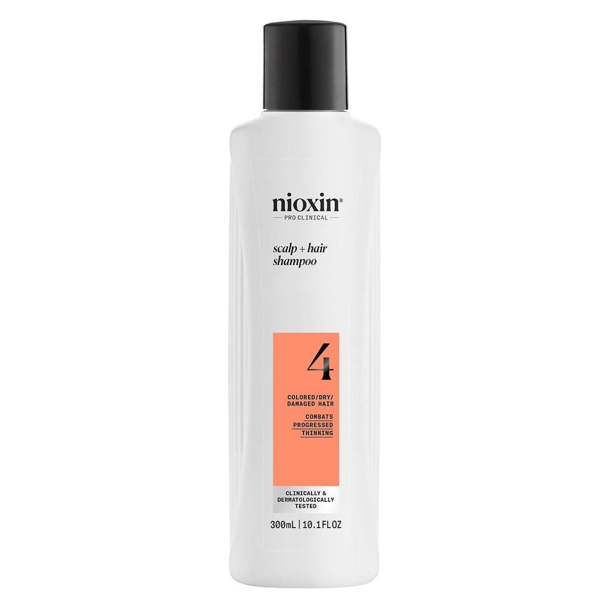 Nioxin Scalp + Hair System 4 Shampoo (Flüssiges Shampoo, 300 ml) (99350179997)