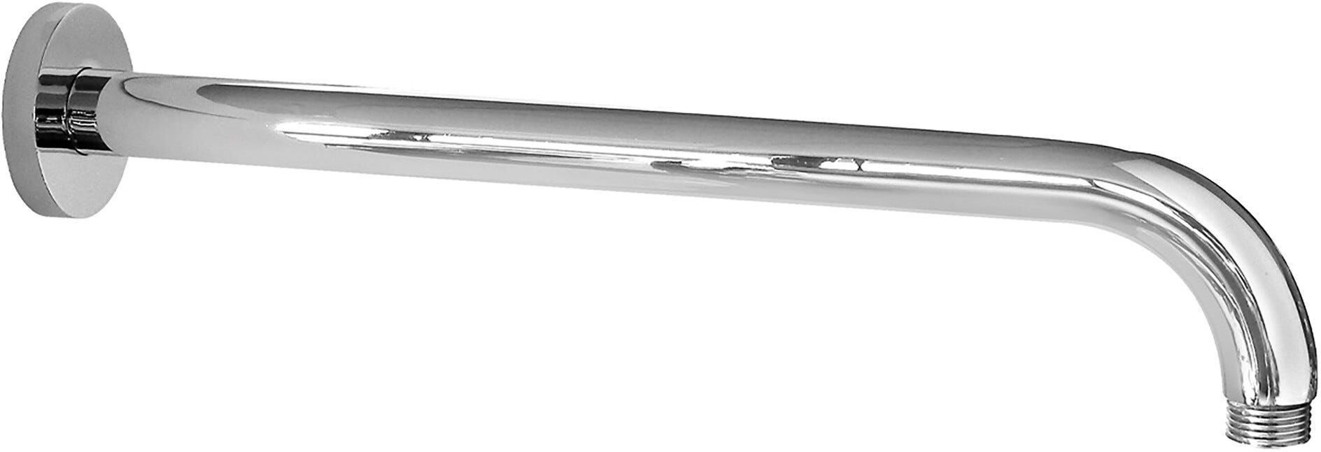 Tecom BRACCIO DOCCIA  ROUND PLUS IN ACCIAIO CROMATO ø 24 mm L 300 mm M 1/2"