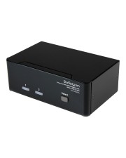 StarTech.com 2 Port DVI USB KVM Switch mit Audio und Hub KVM-/Audio-/USB-Switch (SV231DD2DUA)