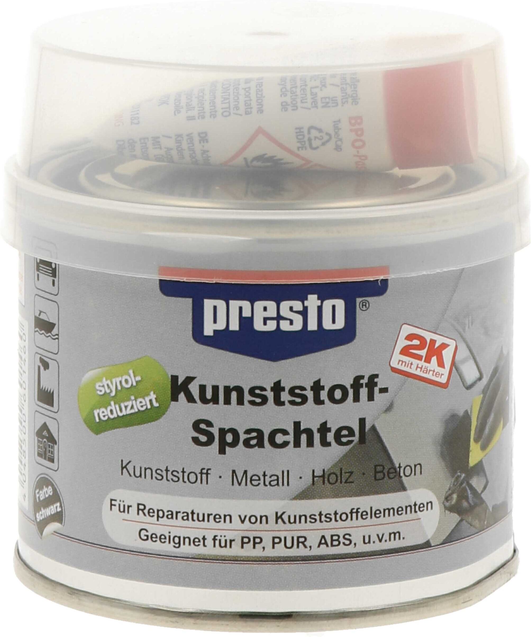 Presto Spachtel Kunststoffspachtel Styrolreduziert [250 G] 601460 0.25kg