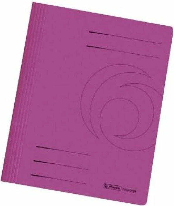herlitz 10 Schnellhefter Karton pink DIN A4