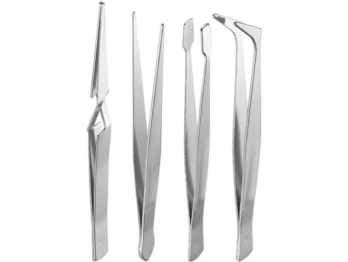 Fixpoint 77102 pincettenset, 2-delig, zilver, 1