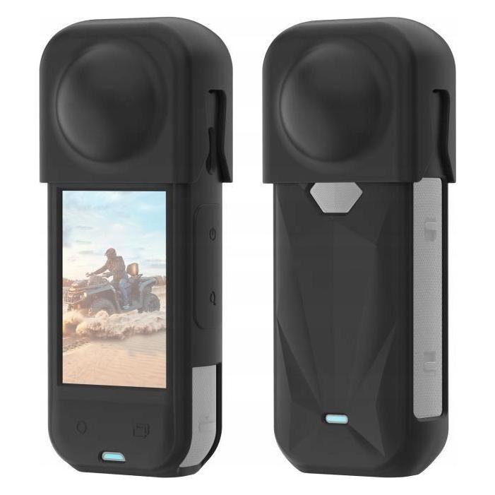 Puluz Dekielek Na Obiektyw + Obudowa Silikonowa Osłona Ochrona Do Insta360 X5 / X 5 / Pu757b (PULUZ)