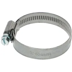Schlauchschelle Edelstahl W4, Bandbreite 12 mm, Spannbereich 32 - 50 mm (1 1/2" + 2")