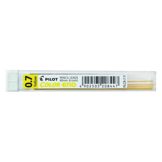Pilot Minen Color Eno 0,7mm gelb 6Stk. (6 Stk., 0.70 mm) (120.016.01)