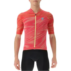 UYN Biking Wave Fahrrad-Trikot Herren vibrant red L