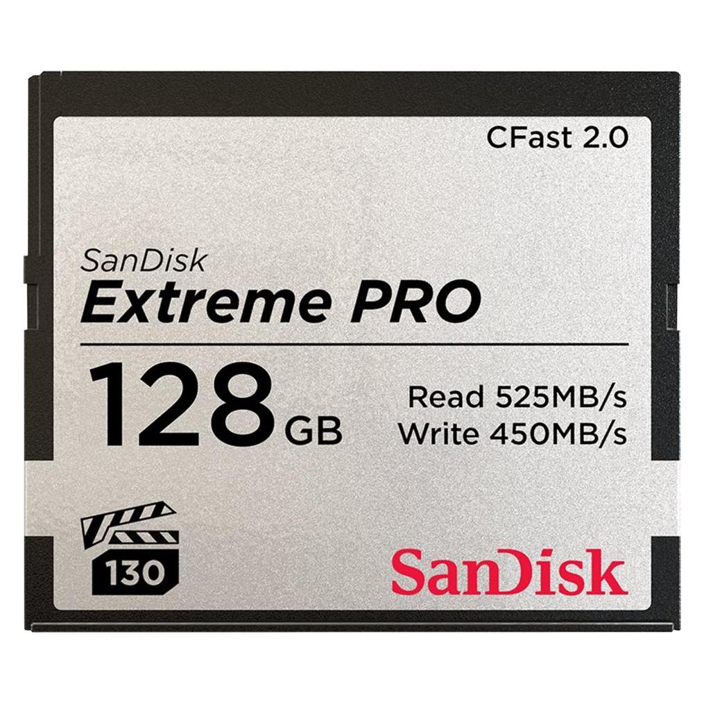 Sandisk CFast Card Extreme Pro 128GB (128 GB, CFast 2.0) (SDCFSP-128G-G46D)