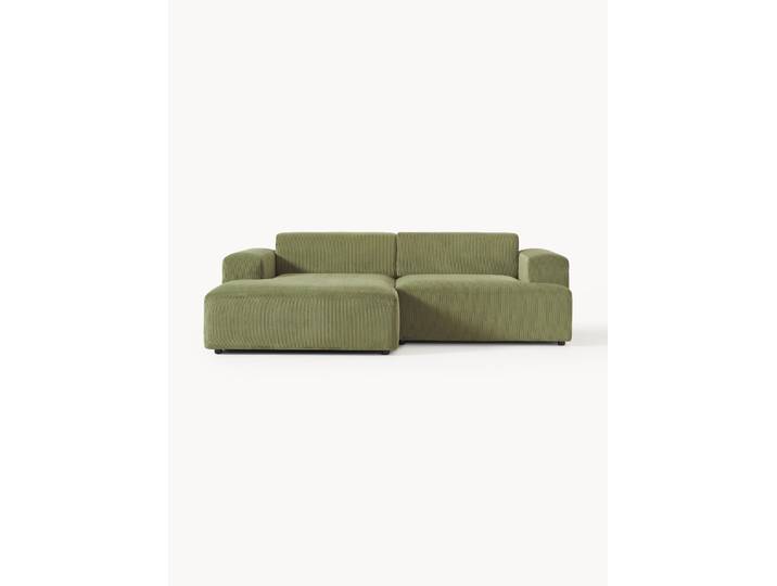 Cord-Ecksofa Melva (3-Sitzer)