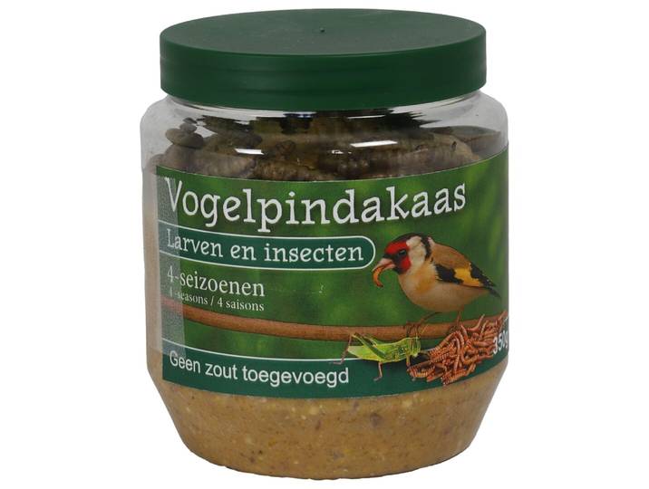Gebr. de boon Pindakaas vogel larven+insect 350 gram