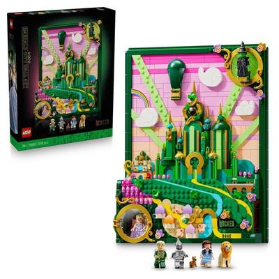 LEGO Wicked 75685 Emerald City Wandkunst, DIY Set für Erwachsene