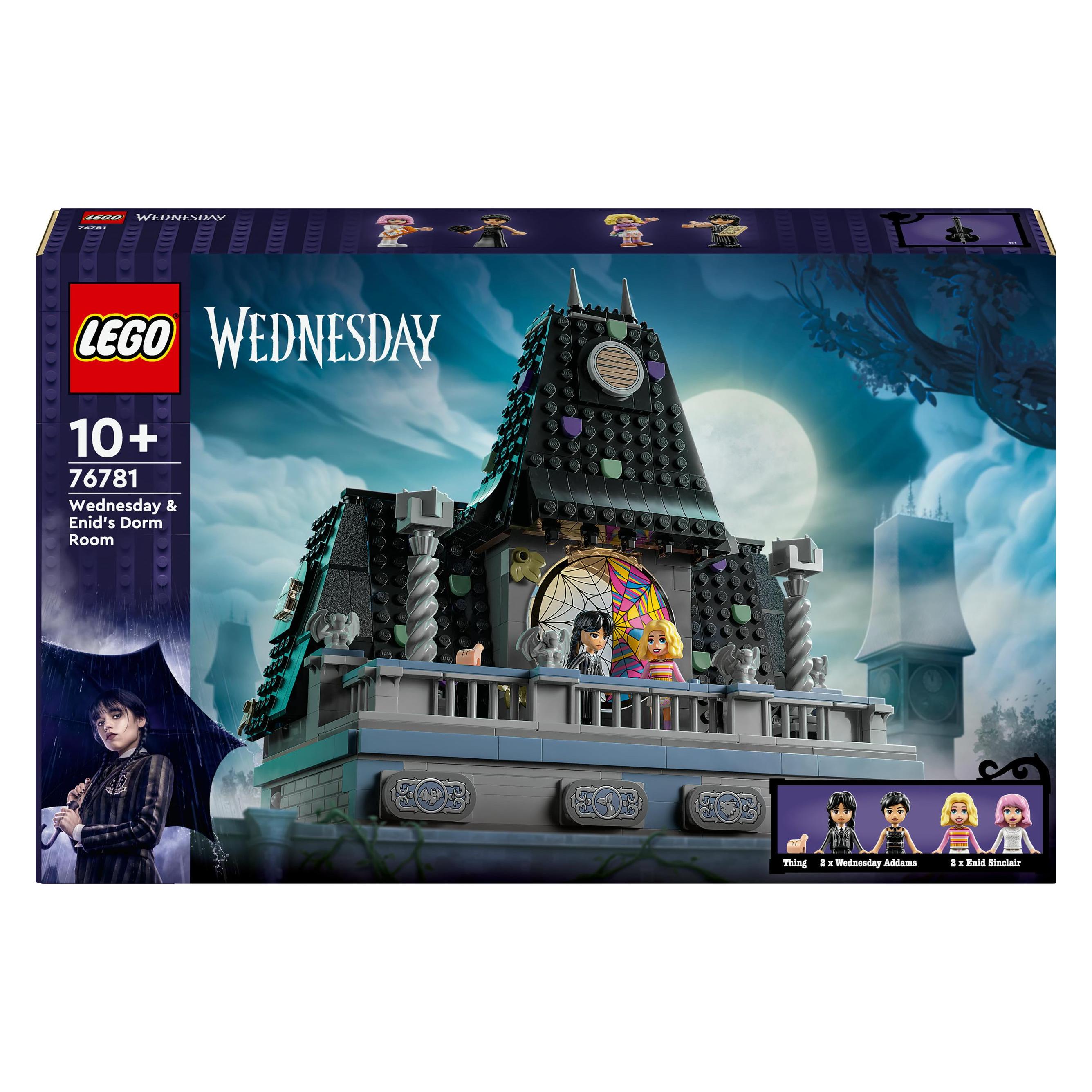 LEGO Wednesdays und Enids Zimmer im Studentenwohnheim (LEGO Seltene Sets, LEGO Wednesday) (76781)
