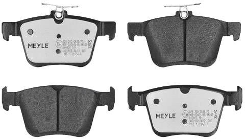 MEYLE 025 250 0816/PD Brake pad set