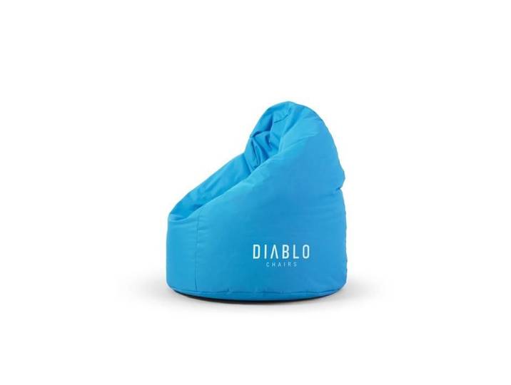 Pouf gaming Diablo Craft bleu