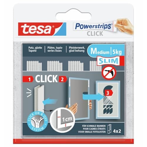 tesa Powerstrips CLICK Slim - 4 x 2 stuks