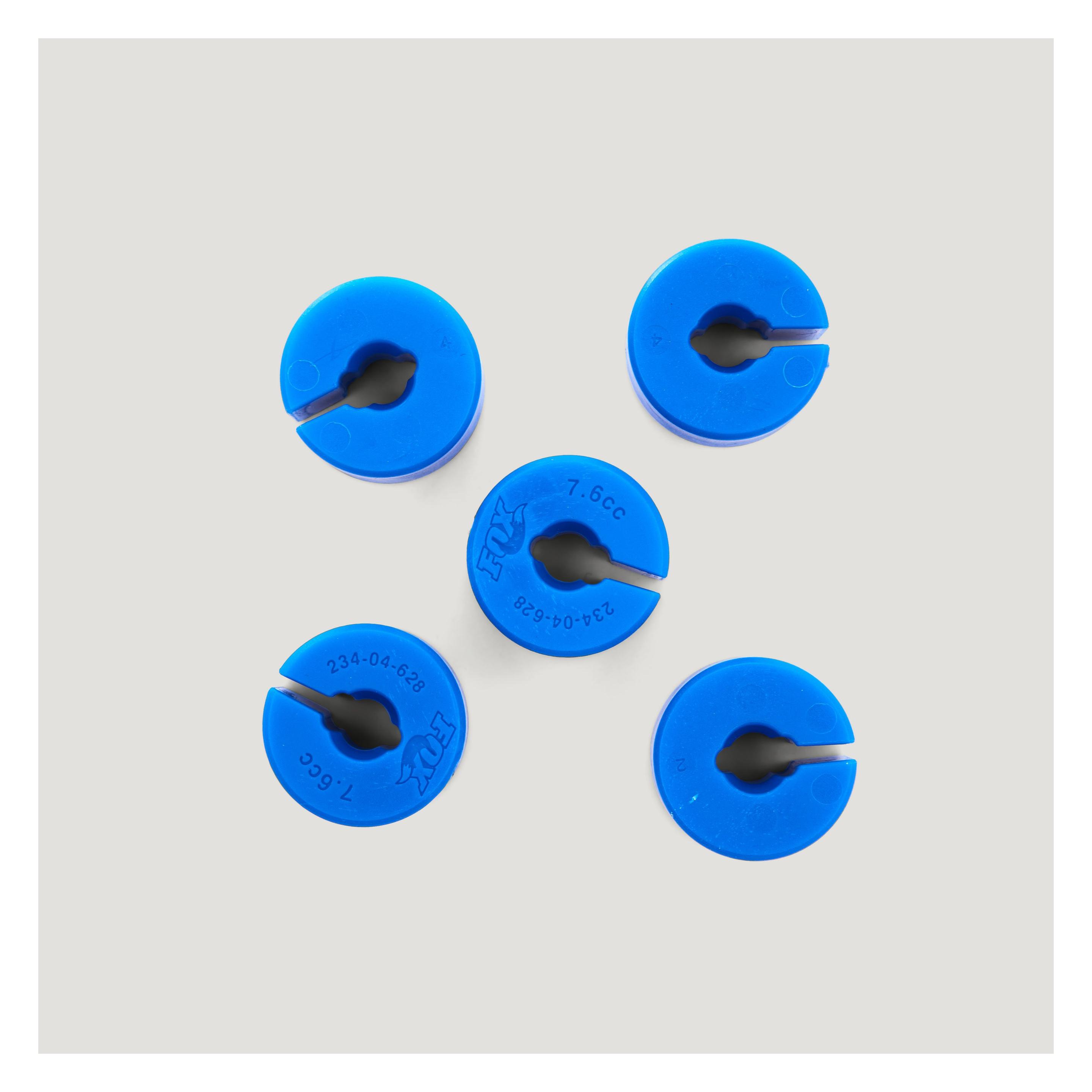 Fox Kit: Volume Spacer: Float NA, 34 (retro air spring) and 36, Blue, 7.6cc, 5 pcs. FK (58891607)