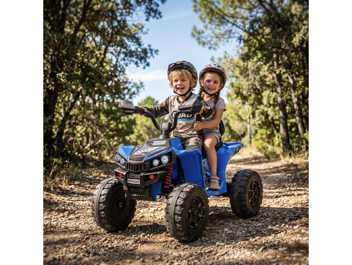 AIYAPLAY Quad Électrique 24V 2 Places 4 Roues 2x120W Enfant