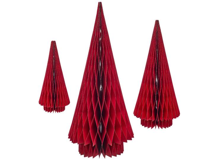 Dekobaum Dekobaum Kegel , rot, H:60cm Ø:27cm, Papier, LEGER HOME BY LENA GERCKE, Dekofiguren, Dekobaum, im trendigen Design